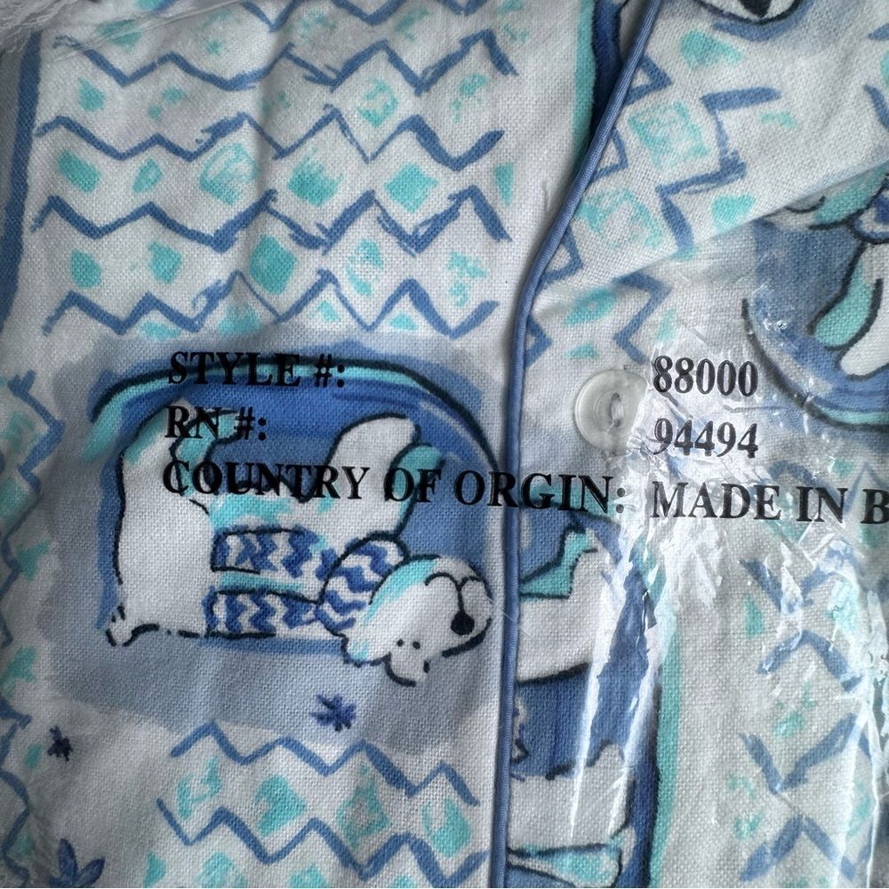 Jolie Pajama Set Top Bottom 100% Cotton Flannel SZ 2X - Picture 5 of 11